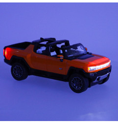 RC valdomas automobilis 1:16 Hummer EV oranžinis