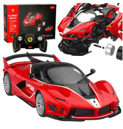 RC valdomas konstruojamas automobilis 1:18 "Ferrari"