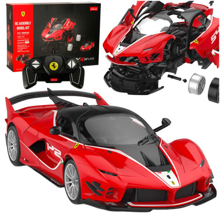 RC valdomas konstruojamas automobilis 1:18 "Ferrari"