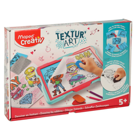 Piešimo ir tekstūrų braižymo lenta Textur art