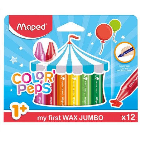 "Jumbo Colorpeps" spalvoti pieštukai 12 vnt.