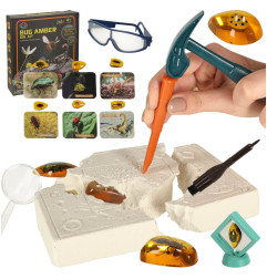 Archeologinis edukacinis kasinėjimo rinkinys vabzdžiai gintare