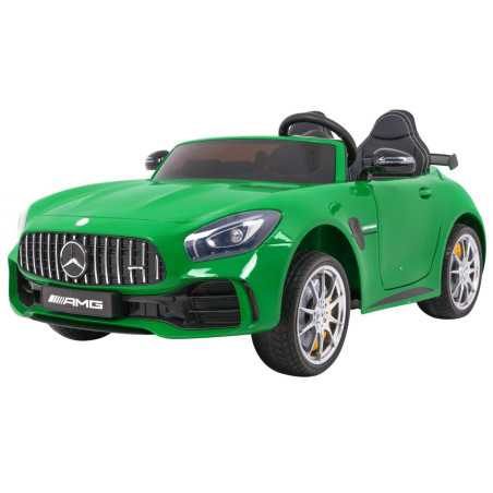 Vaikiškas Elektromobilis Mercedes-Benz GT R 4 x 4, Žalias
