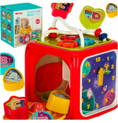 Sensorinis žaislas edukacinis kubas 6in1