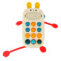 Montessori sensorinis žaislas kūdikiams telefonas su mygtukais žmogus Montessori sensorinis žaislas kūdikiams telefonas su mygtukais žmogus