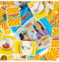 Kas aš esu? Šeimos stalo žaidimas anglų kalba