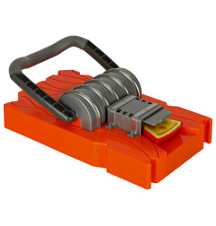 Stalo arkadinis žaidimas "mouse trap"