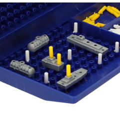 Laivų jūrų mūšis strateginis stalo žaidimas lagamine