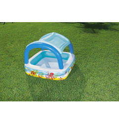 Pripučiamas baseinas su stogeliu BESTWAY (140x140x114cm)