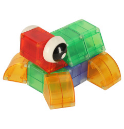 3D šviečiantis magnetinis konstruktorius 32 detalės