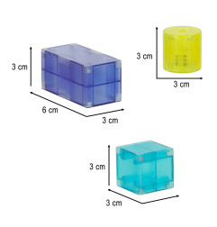 3D šviečiantis magnetinis konstruktorius 32 detalės