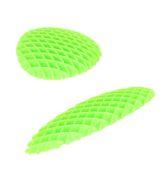 "Fidget Worm" sensorinis antistresinis tempimo žaislas žalias