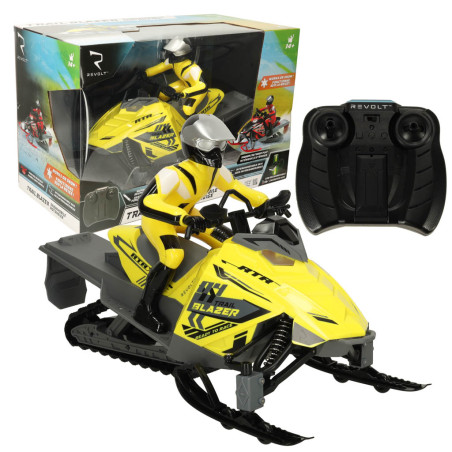 RC valdomas sniego motociklas Revolt TRAIL BLAZER geltonas