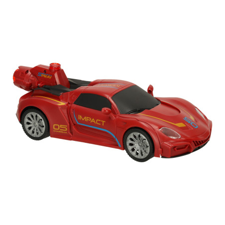 RC valdomas Transformeris robotas Revolt raudonas