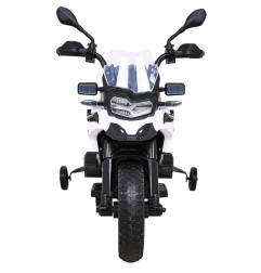 Vaikiškas Elektrinis motociklas BMW F850 GS, Baltas