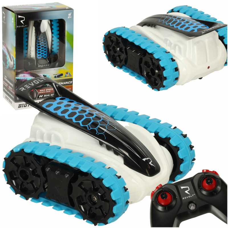 "Revolt BIOTRAX SM" pilkai mėlynas RC nuotolinio valdymo automobilis "Revolt BIOTRAX SM" pilkai mėlynas RC nuotolinio valdymo automobilis