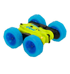 RC valdomas Revolt Flip Speeder automobilis su šviečiančiais ratais