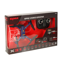 "Syma X31" 2,4 GHz GPS 5G HD nuotolinio valdymo dronas su kamera