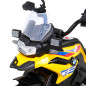 Vaikiškas Elektrinis motociklas BMW F850 GS, Geltonas