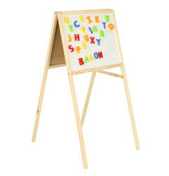 Magnetinė dvipusė kreidinė lenta + priedai