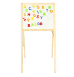 Magnetinė dvipusė kreidinė lenta + priedai