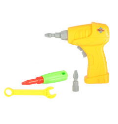 Konstravimo rinkinys su atsuktuvu ir priedais lagamine kosmosas 285 detalės