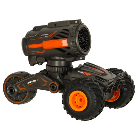 RC valdomas muilo burbulus pučiantis automobilis