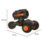 RC valdomas muilo burbulus pučiantis automobilis RC valdomas muilo burbulus pučiantis automobilis