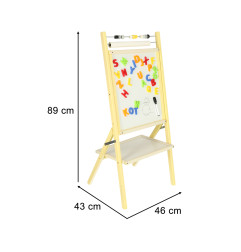 Dvipusė piešimo lenta 46x43x89