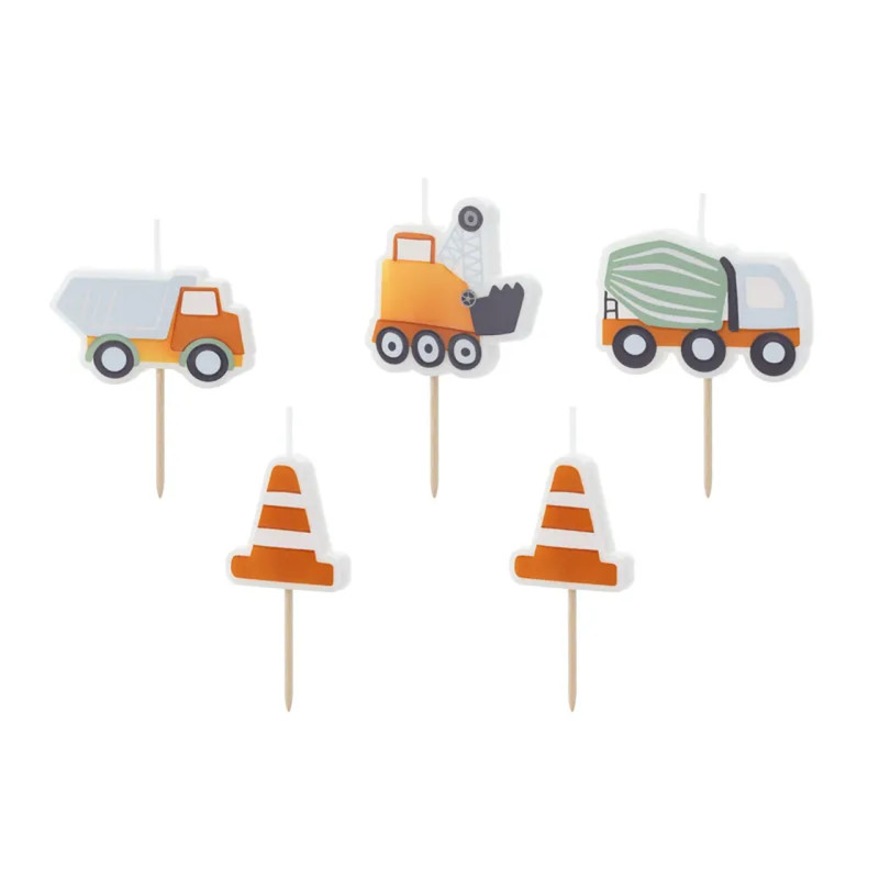 Gimtadienio torto žvakės transporto priemonės 4,5-5cm 3 vnt. Gimtadienio torto žvakės transporto priemonės 4,5-5cm 3 vnt.