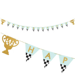 "Happy Birthday" dekoracija laimėtojas 2,5 m