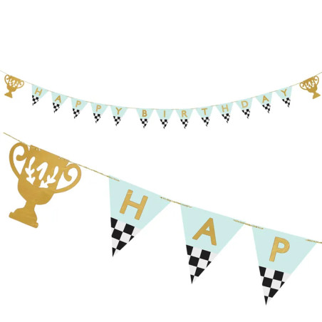 "Happy Birthday" dekoracija laimėtojas 2,5 m