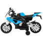 Vaikiškas Elektrinis Motociklas BMW S1000 RR, Mėlynas Vaikiškas Elektrinis Motociklas BMW S1000 RR, Mėlynas