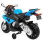 Vaikiškas Elektrinis Motociklas BMW S1000 RR, Mėlynas Vaikiškas Elektrinis Motociklas BMW S1000 RR, Mėlynas