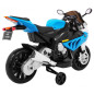 Vaikiškas Elektrinis Motociklas BMW S1000 RR, Mėlynas Vaikiškas Elektrinis Motociklas BMW S1000 RR, Mėlynas
