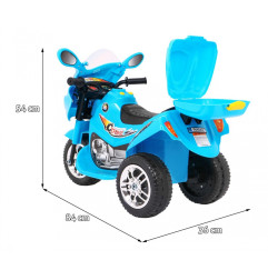 Vaikiškas elektrinis motociklas BJX-088, Mėlynas