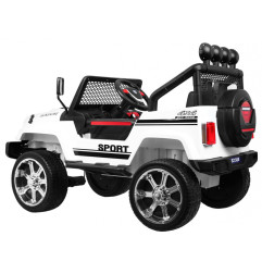 Elektromobilis Raptor DRIFTER 4 x 4, Baltas