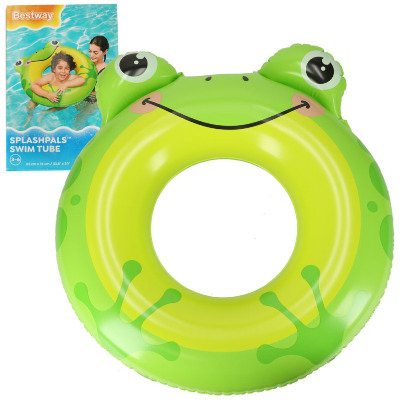 BESTWAY 36351 Pripučiamas plaukimo ratas "Frog BESTWAY 36351 Pripučiamas plaukimo ratas "Frog