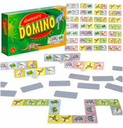 ALEXANDER dinozaurų domino edukacinis žaidimas 4+