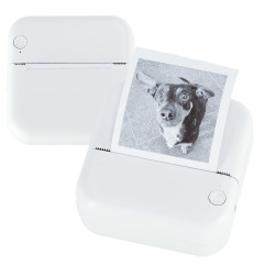 Mini terminis etikečių spausdintuvas + USB