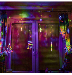 LED elnių žibintai 2,5 m 138LED įvairiaspalviai