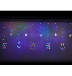 LED elnių žibintai 2,5 m 138LED įvairiaspalviai