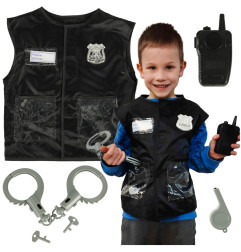 Karnavalinis kostiumas policijos pareigūnas 3-8 m.