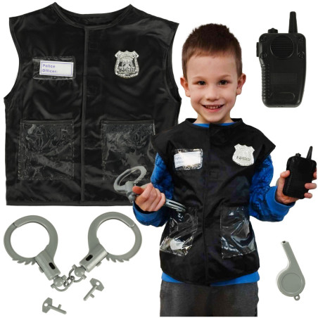 Karnavalinis kostiumas policijos pareigūnas 3-8 m.