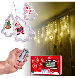 LED Kalėdinės lemputės girlianda 3 m 10 USB lempučių