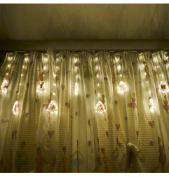 LED Kalėdinės lemputės girlianda 3 m 10 USB lempučių