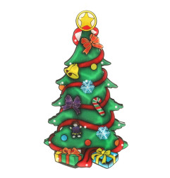 LED pakabinamas apšvietimas Kalėdų eglutė dekoracija 45cm