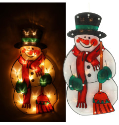 LED pakabinamas apšvietimas Kalėdų dekoracijos sniego senis 45cm