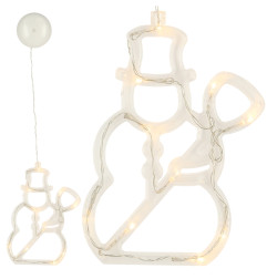 Kalėdinis LED pakabinamas apšvietimas sniego senis 49cm 10 LED