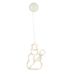 Kalėdinis LED pakabinamas apšvietimas sniego senis 49cm 10 LED